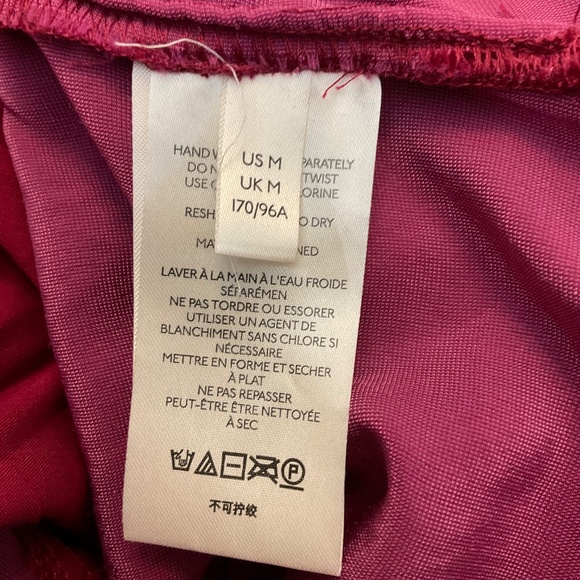 NWT Anthropologie Melody Velvet Tunic Dress Raspberry pink soft flattering V M - Picture 9 of 16